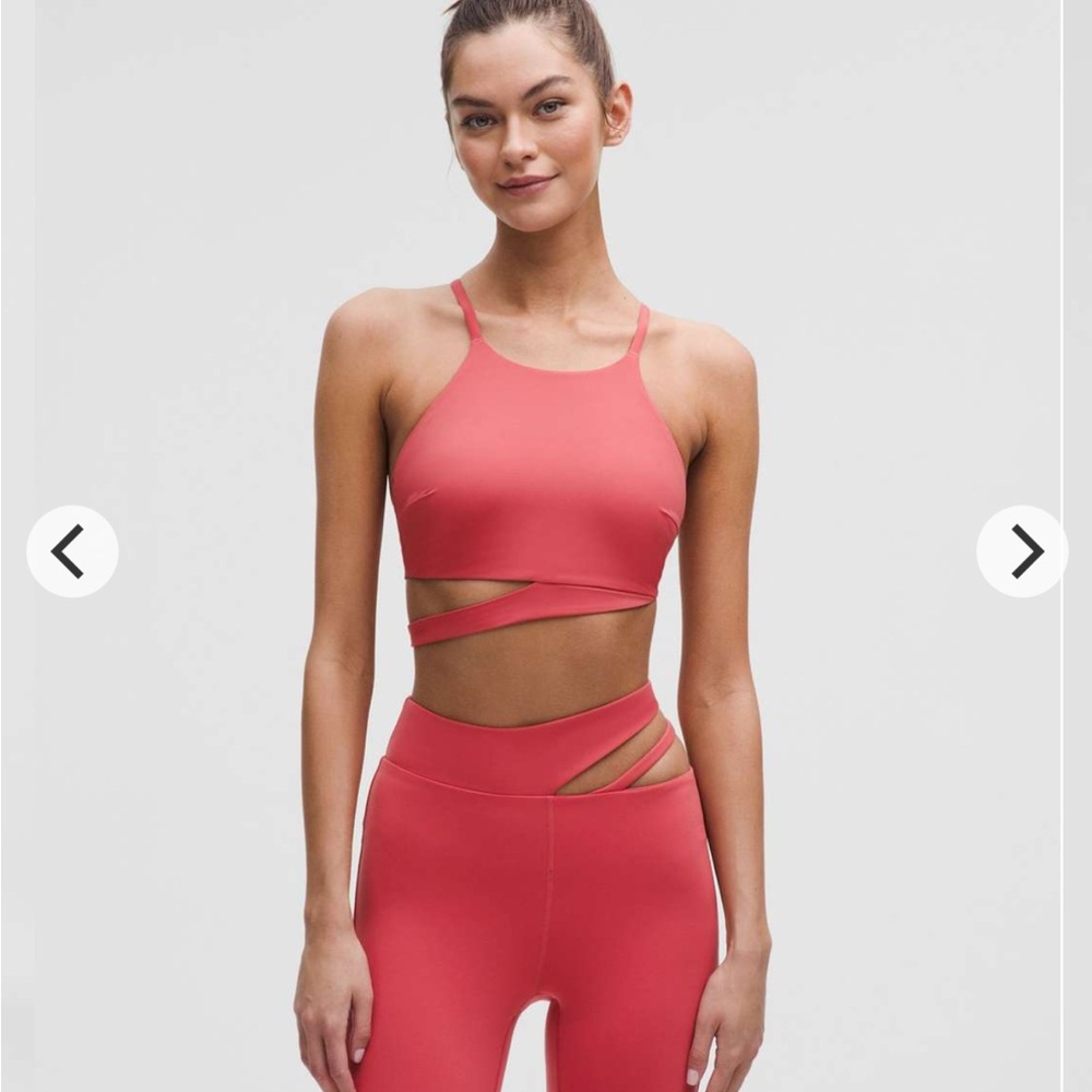 Lululemon Ultralu Cutout Bra | Size M | Desert Red